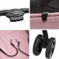 Preview: Faltbarer Haustierwagen Rosa 81 x 47 x 99 cm Oxford Stoff