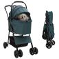 Preview: ARDEBO.de - Faltbarer Haustierwagen Grün 81 x 47 x 99 cm Oxford Stoff