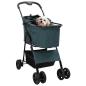 Preview: Faltbarer Haustierwagen Grün 81 x 47 x 99 cm Oxford Stoff