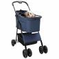 Preview: Faltbarer Haustierwagen Blau 81 x 47 x 99 cm Oxford Stoff