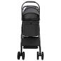 Preview: Faltbarer Haustierwagen Schwarz 81 x 47 x 99 cm Oxford Stoff