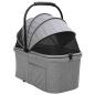 Preview: Faltbarer Haustierwagen Grau 81 x 47 x 99 cm Oxford Stoff