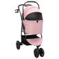 Preview: Faltbarer Haustierwagen Rosa 78 x 54 x 101 cm Oxford Stoff