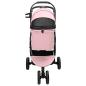 Preview: Faltbarer Haustierwagen Rosa 78 x 54 x 101 cm Oxford Stoff
