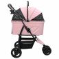 Preview: Faltbarer Haustierwagen Rosa 78 x 54 x 101 cm Oxford Stoff