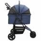 Preview: Faltbarer Haustierwagen Blau 78 x 54 x 101 cm Oxford Stoff