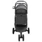 Preview: Faltbarer Haustierwagen Schwarz 78 x 54 x 101 cm Oxford Stoff