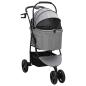 Preview: Faltbarer Haustierwagen Grau 78 x 54 x 101 cm Oxford Stoff