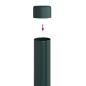Preview: Zaunpfosten 2 pcs Grün 80 cm Pulverbeschichteter Stahl