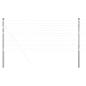 Preview: Zaunpfosten 12 pcs Silber 50 cm Galvanisierter Stahl