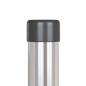 Preview: Zaunpfosten 12 pcs Silber 50 cm Galvanisierter Stahl