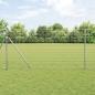 Preview: ARDEBO.de - Zaunpfosten 12 pcs Silber 130 cm Galvanisierter Stahl
