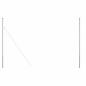 Preview: Zaunpfosten 12 pcs Silber 130 cm Galvanisierter Stahl