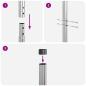 Preview: Zaunpfosten 2 pcs Silber 210 cm Galvanisierter Stahl