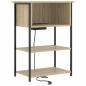 Preview: Nachttisch Sonoma Eiche 55 x 31 x 76 cm Holzwerkstoff