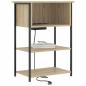 Preview: Nachttisch Sonoma Eiche 55 x 31 x 76 cm Holzwerkstoff