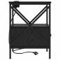 Preview: Nachttisch 2 pcs Schwarze Eiche 41,5 x 40,5 x 55 cm