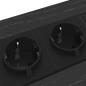 Preview: Nachttisch 2 pcs Schwarze Eiche 41,5 x 40,5 x 55 cm