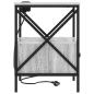 Preview: Nachttisch Grau Sonoma 41,5 x 40,5 x 55 cm Holzwerkstoff