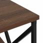 Preview: Nachttisch 2 stk. Braun Eichen-Optik 41,5 x 40,5 x 55 cm