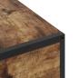 Preview: Nachttisch Räuchereiche 40 x 27 x 76 cm Holzwerkstoff