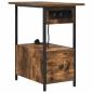 Preview: Nachttisch Räuchereiche 60 x 30 x 61 cm Holzwerkstoff