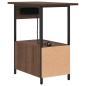 Preview: Nachttisch Braune Eiche 60 x 30 x 61 cm Holzwerkstoff