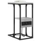 Preview: Nachttisch Graues Sonoma 41,5 x 26 x 60,5 cm Holzwerkstoff