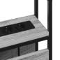 Preview: Stauraum-Kopfteil mit Kopfteil mit Speicher Grau Sonoma 80 cm Holzwerkstoff