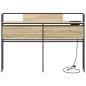 Preview: Stauraum-Kopfteil Sonoma Eiche 120 cm Holzwerkstoff