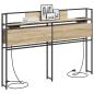 Preview: Stauraum-Kopfteil Sonoma Eiche 150 cm Holzwerkstoff