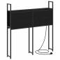 Preview: Stauraum-Kopfteil Schwarze Eiche 75 cm Holzwerkstoff
