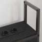 Preview: Stauraum-Kopfteil Schwarze Eiche 75 cm Holzwerkstoff