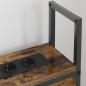 Preview: Stauraum-Kopfteil mit Kopfteil mit Speicher Räuchereiche 75 cm Holzwerkstoff
