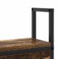 Preview: Stauraum-Kopfteil mit Kopfteil mit Speicher Räuchereiche 75 cm Holzwerkstoff
