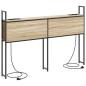 Preview: Stauraum-Kopfteil Sonoma Eiche 120 cm Holzwerkstoff