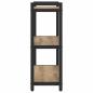 Preview: Bücherregal Eiche handwerklich 60 x 30 x 83 cm Holzwerkstoff
