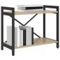 Preview: Bücherregal Sonoma Eiche 60 x 30 x 48,5 cm Holzwerkstoff