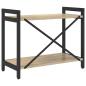 Preview: Bücherregal Sonoma Eiche 60 x 30 x 48,5 cm Holzwerkstoff