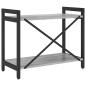 Preview: Bücherregal Grau Sonoma 60 x 30 x 48,5 cm Holzwerkstoff