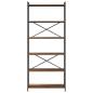 Preview: Bücherregal Altholz 80 x 30 x 188 cm Holzwerkstoff