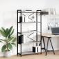Preview: ARDEBO.de - Bücherregal Grau Sonoma 80 x 30 x 153 cm Holzwerkstoff