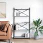 Preview: Bücherregal Grau Sonoma 80 x 30 x 153 cm Holzwerkstoff
