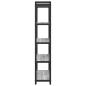 Preview: Bücherregal Grau Sonoma 80 x 30 x 153 cm Holzwerkstoff
