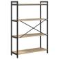 Preview: Bücherregal Sonoma Eiche 80 x 30 x 118 cm Spanplatte
