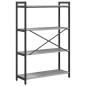 Preview: Bücherregal Grau Sonoma 80 x 30 x 118 cm Holzwerkstoff