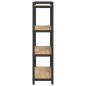 Preview: Bücherregal Eiche handwerklich 80 x 30 x 118 cm Holzwerkstoff
