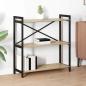 Preview: ARDEBO.de - Bücherregal Sonoma Eiche 80 x 30 x 83 cm Spanplatte