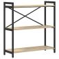 Preview: Bücherregal Sonoma Eiche 80 x 30 x 83 cm Spanplatte