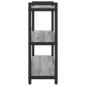 Preview: Bücherregal Grau Sonoma 80 x 30 x 83 cm Holzwerkstoff